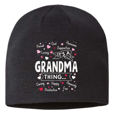 Its A Grandma Thing Funny Sayings Cute Grandma Mothers Day Sustainable Beanie