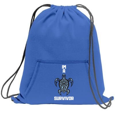 Im A Gbs Survivor Gift Guillian Barre Survivor Sweatshirt Cinch Pack Bag