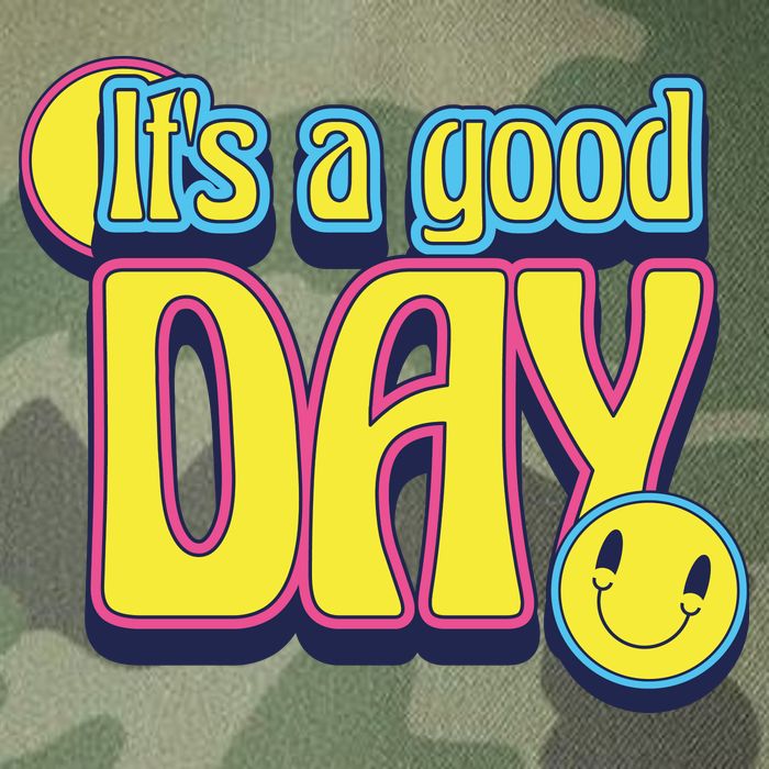 It's A Good Day Retro Positive Happy Legacy Tie Dye Trucker Hat