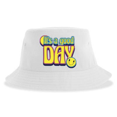It's A Good Day Retro Positive Happy Sustainable Bucket Hat