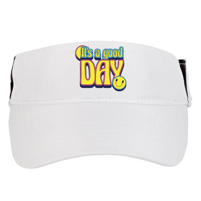 It's A Good Day Retro Positive Happy Adult Drive Performance Visor