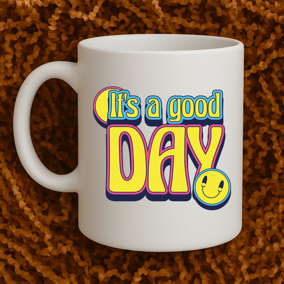 It's A Good Day Retro Positive Happy Mug