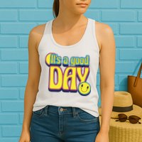 It's A Good Day Retro Positive Happy Womens Tank Top