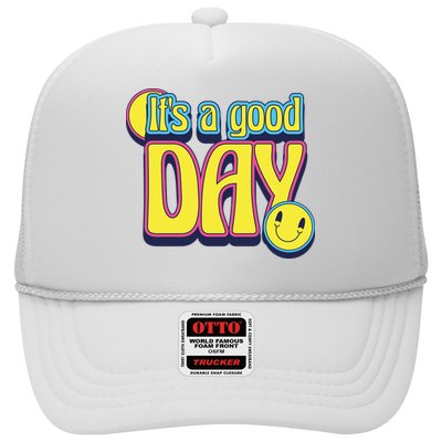 It's A Good Day Retro Positive Happy Trucker Hat