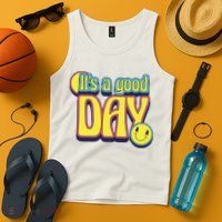 It's A Good Day Retro Positive Happy Tank Top