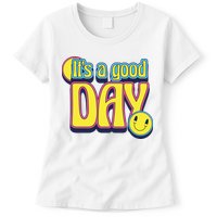 It's A Good Day Retro Positive Happy Womens T-Shirt