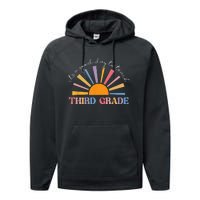 It's A Good Day To Teach Third Grade Funny 3rd Grade Teacher Performance Fleece Hoodie