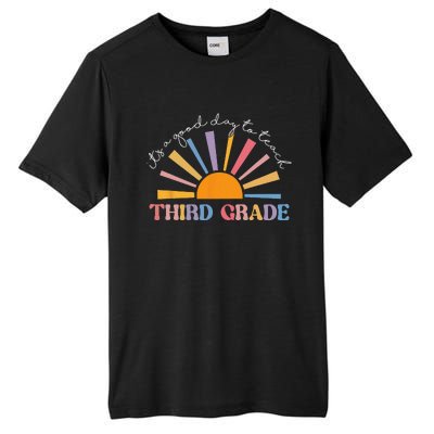 It's A Good Day To Teach Third Grade Funny 3rd Grade Teacher Tall Fusion ChromaSoft Performance T-Shirt