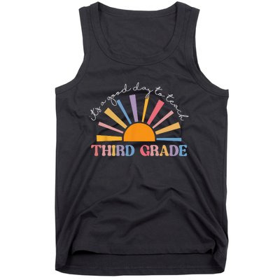 It's A Good Day To Teach Third Grade Funny 3rd Grade Teacher Tank Top