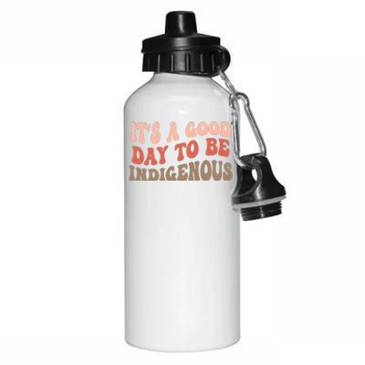 ItS A Goodday To Be Indigenous Aluminum Water Bottle