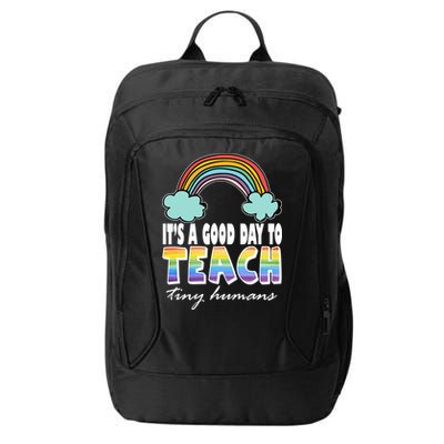 Its A Good Day TO Teach Tiny Humans Rainbow City Backpack