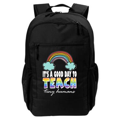 Its A Good Day TO Teach Tiny Humans Rainbow Daily Commute Backpack