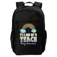 Its A Good Day TO Teach Tiny Humans Rainbow Backpack