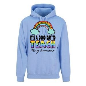 Its A Good Day TO Teach Tiny Humans Rainbow Unisex Surf Hoodie