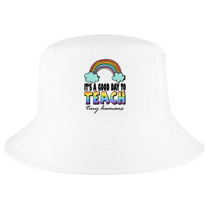 Its A Good Day TO Teach Tiny Humans Rainbow Cool Comfort Performance Bucket Hat