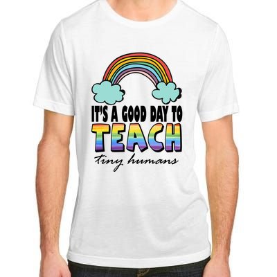 Its A Good Day TO Teach Tiny Humans Rainbow Adult ChromaSoft Performance T-Shirt