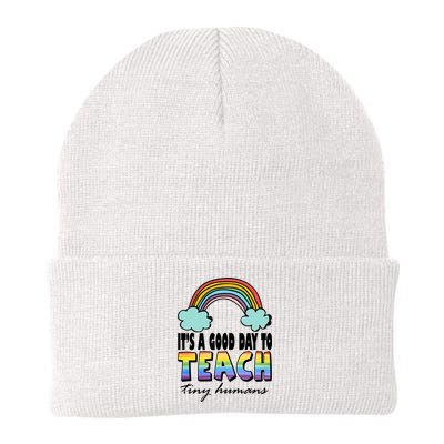Its A Good Day TO Teach Tiny Humans Rainbow Beanie