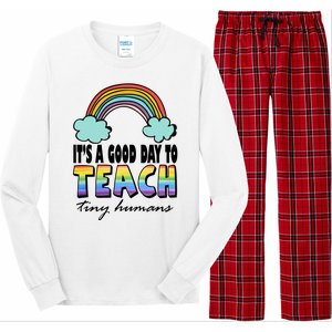 Its A Good Day TO Teach Tiny Humans Rainbow Long Sleeve Pajama Set