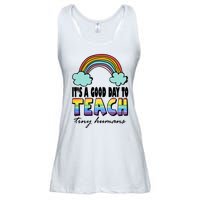 Its A Good Day TO Teach Tiny Humans Rainbow Ladies Essential Flowy Tank