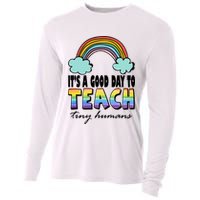 Its A Good Day TO Teach Tiny Humans Rainbow Cooling Performance Long Sleeve Crew