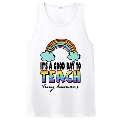 Its A Good Day TO Teach Tiny Humans Rainbow PosiCharge Competitor Tank
