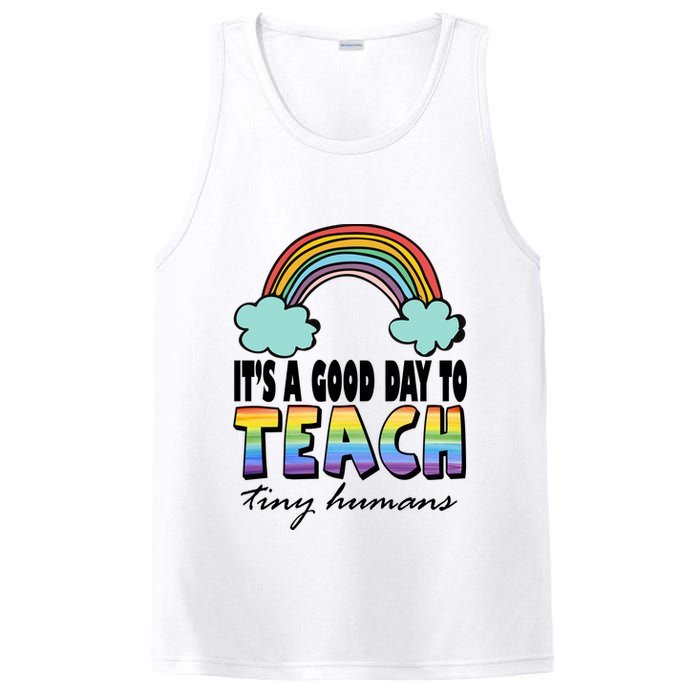 Its A Good Day TO Teach Tiny Humans Rainbow PosiCharge Competitor Tank