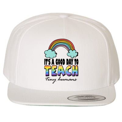 Its A Good Day TO Teach Tiny Humans Rainbow Wool Snapback Cap