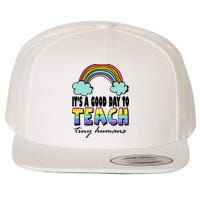 Its A Good Day TO Teach Tiny Humans Rainbow Wool Snapback Cap