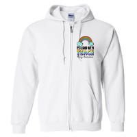 Its A Good Day TO Teach Tiny Humans Rainbow Full Zip Hoodie