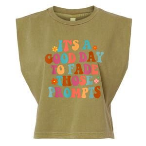 It's A Good Day To Fade Those Prompts ABA Autism Awareness Garment-Dyed Women's Muscle Tee