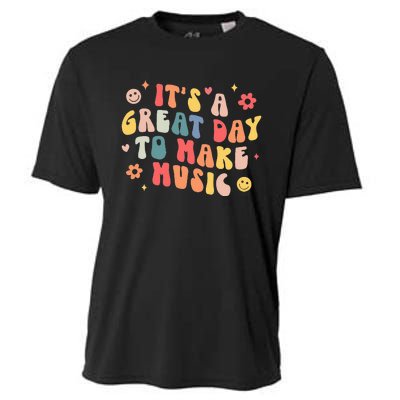 Its A Good Day To Make Music Musician Band Music Teacher Cooling Performance Crew T-Shirt