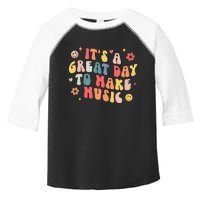 Its A Good Day To Make Music Musician Band Music Teacher Toddler Fine Jersey T-Shirt