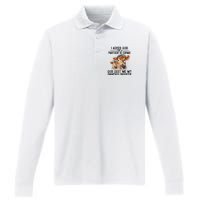 I Asked God Partner In Crime He Sent Me My Smartass Daughter Performance Long Sleeve Polo