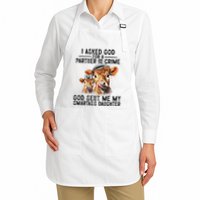 I Asked God Partner In Crime He Sent Me My Smartass Daughter Apron