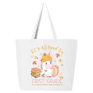 Its All Good In First Grade Autumn Unicorn Teacher Gift 25L Jumbo Tote