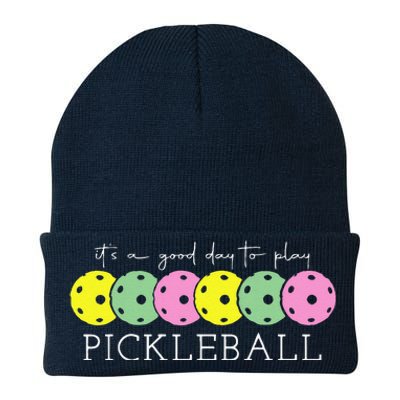 ItS A Good Days To Play Pickleball Dink Player Pickleball Knit Cap Winter Beanie