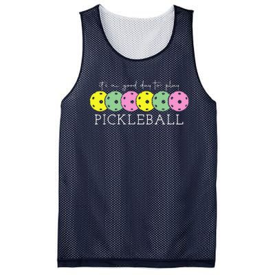 ItS A Good Days To Play Pickleball Dink Player Pickleball Mesh Reversible Basketball Jersey Tank