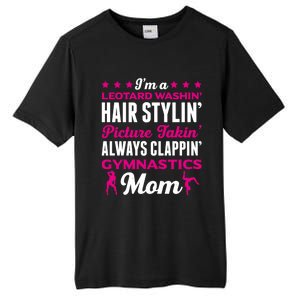 I´M A Gymnastic Mom Funny Gymnastic Aerobic Funny Gift Tall Fusion ChromaSoft Performance T-Shirt