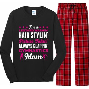 I´M A Gymnastic Mom Funny Gymnastic Aerobic Funny Gift Long Sleeve Pajama Set