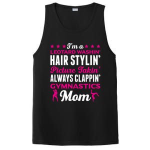 I´M A Gymnastic Mom Funny Gymnastic Aerobic Funny Gift PosiCharge Competitor Tank