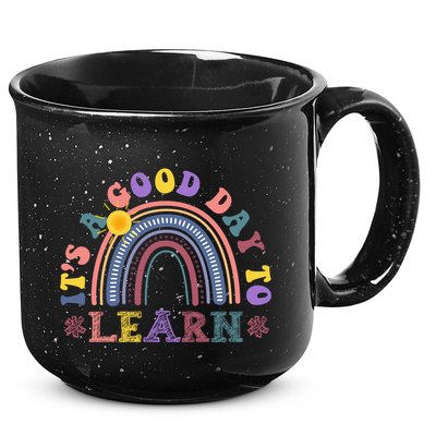 It's A Good Day To Learn Colorful Rainbow Back To School 15oz Campfire Ceramic Mug
