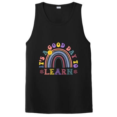 It's A Good Day To Learn Colorful Rainbow Back To School PosiCharge Competitor Tank