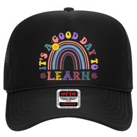 It's A Good Day To Learn Colorful Rainbow Back To School Trucker Hat