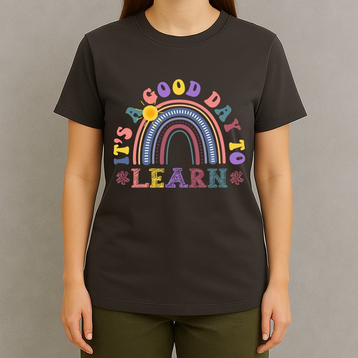 It's A Good Day To Learn Colorful Rainbow Back To School T-Shirt