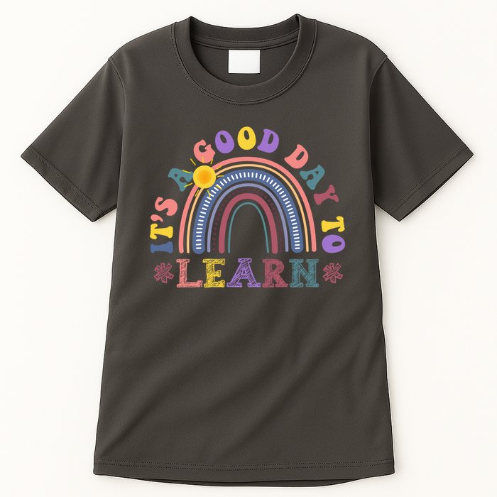 It's A Good Day To Learn Colorful Rainbow Back To School Tall T-Shirt
