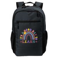 It's A Good Day To Learn Colorful Rainbow Back To School Backpack