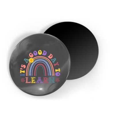 It's A Good Day To Learn Colorful Rainbow Back To School Magnet