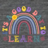 It's A Good Day To Learn Colorful Rainbow Back To School Mousepad