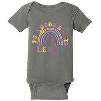 It's A Good Day To Learn Colorful Rainbow Back To School Baby Bodysuit