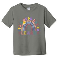 It's A Good Day To Learn Colorful Rainbow Back To School Toddler T-Shirt